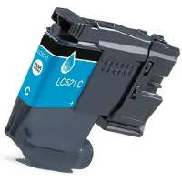 PrintAbout Huismerk vervangt Brother LC-521C Inktcartridge Cyaan