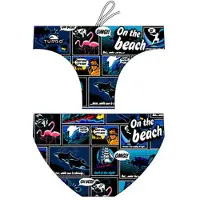 Turbo New Comic Waterpolo Zwemslip