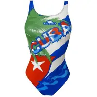 Turbo Cuba Palmera Swimsuit Veelkleurig 9-10 Years Meisje