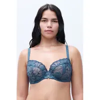Chantelle Fleurs Signature Bra Blue Size: B75 | Bras Outlet | Dames | Blauw