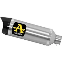 Arrow Street Thunder Aluminium Dark With Carbon End Cap Ktm Duke 125 ´11-16 Gehomologeerde Uitlaatdemper