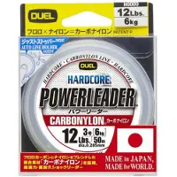 Duel Hardcore Powerleader Cn Fluorocarbon 50 M Wit 0.810 mm