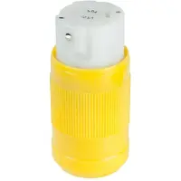 Marinco Female Locking Connector Corrosion Resistant Geel,Wit 125 V / 50 A
