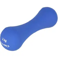 HMS Gietijzeren Dumbbell met Neopreen Coating - 2 kg
