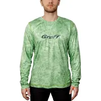 Graff Upf50 961 Cl-7 Uv Long Sleeve T-shirt Groen M Man