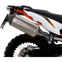 Arrow Sonora Titanium With Carbon End Cap Husqvarna Norden 901 ´22 Gehomologeerde Uitlaatdemper