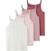 Name it Onderhemd mauve / rosa / bourgogne / wit