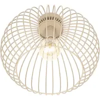 Eth Draad plafondlamp Wire Ø 40cm zandkleurig