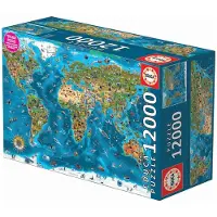 Educa Wereldwonderen Houten Puzzel 12000 Stukken