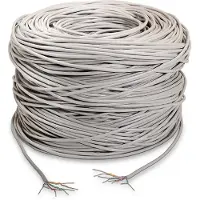 Aisens Bobina Netwerkkabel RJ45 Cat.5E UTP AWG24 Stijf 305m Grijs