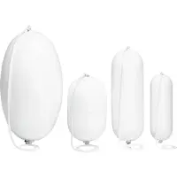PLASTIMO Swollen Parabor Fender Wit 20 x 55 cm