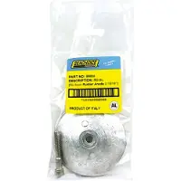 Seachoice Aluminium R3 Rudder Tab Anode Transparant 1/2 x 3 3/4´´