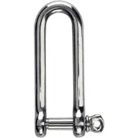 PLASTIMO Forged Long Carabiner Shackle Zilver 10 mm (2 pcs)