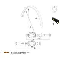Mavic Ksyrium Pro Allroad 2016 Spaken 12 Eenheden