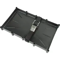 Seachoice W/strap Battery Tray Zwart 1 3/16 x 7 3/8 x 10 15/16´´