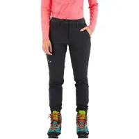 Salewa - Women's Puez Dolomitic 2 DST Reg Pant - Trekkingbroek 42 - Regular, zwart