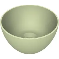Arcqua opbouw waskom olivia rond 22x22x12 cm pastel groen