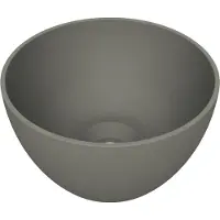 Arcqua opbouw waskom olivia rond 22x22x12 cm mat beton