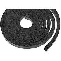 Taylor Windshield Gasket 2.44 M Zwart 15.9 x 31.7 mm