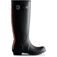 Hunter Regenlaarsjes Unisex Zwart Rubber Maat 36