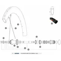 Mavic Comete Pro Carbon Sl Tubular Disc Rear Velg