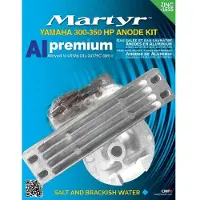 Martyr Anodes Aluminium Yamaha 300-350hp Anode Kit Grijs