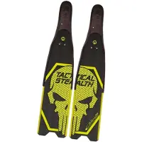 Epsealon Tactical Stealth 2.0 Hard Spearfishing Fins Geel,Zwart EU 43-44