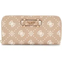 GUESS Portemonnee 'Silia Slg' beige / wit