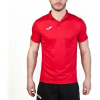 Joma Hobby Short Sleeve Polo Rood M Man