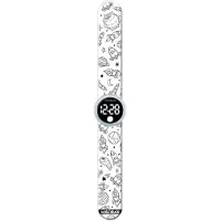 Watchitude Slap Watch Rockets Colorable Clock Zilver