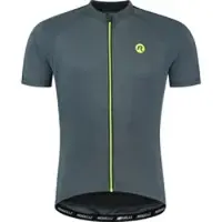 Rogelli Explore Heren Fietsshirt - Korte mouw - Grijs/Zwart/Fluor