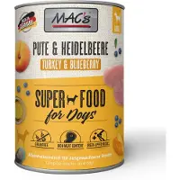 Mac'S Voordeelpakket Adult 24 x 400 g Hondenvoer - Kalkoen & Bosbessen