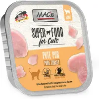 Mac'S Mac’s Kattenvoer Natvoer - Vlees kuipje 70% Kalkoenvlees 6 x 85g