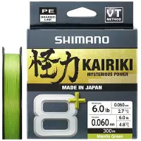 Shimano Fishing Line Kairiki 8+ Braided Line 300 M Transparant 0.190 mm