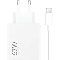 Xiaomi Hypercharge Power Delivery Oplader 67W + Usb A naar Usb C Kabel (1m) Wit