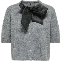 ONLY Gebreid vest 'ONLOLIVIA' grijs