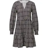 Comma Jurk ecru / navy