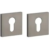 STILE | Cilinderrozetten | 53x53x7mm | Titanium
