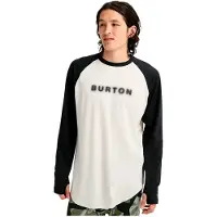 Burton Roadie Base Layer Tech T-Shirt - Thermoshirt - Stevig Wit/Echt Zwart - XL