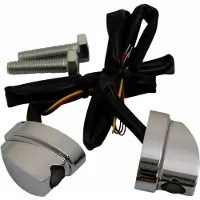 Heinz Bikes Nano 3In1 Led-Knipperl. NANO LED-KNIPPERL.,CHROOM