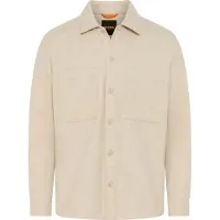 Hugo Boss Heren Overshirts Locky_2_m - Ecru - Maat XL