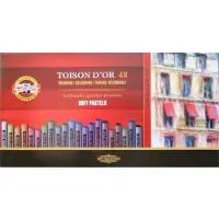 Koh-I-Noor Pastelkrijt koh-i-noor toison 8516 rond 48 assorti | Set a 48 stuk