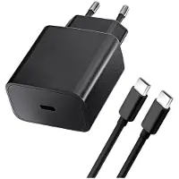 BlueStar Ereader Oplader + Oplaadkabel 1 Meter Type C Kabel - e Reader Lader Geschikt voor Nieuwe Kobo Clara - Libra - Sage - Eclipse