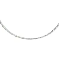 The Jewelry Collection Zilver Gerhodineerde Collier gourmet 1 1333556 45 cm