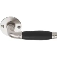 Formani Lazaro Rosa-Violan BOSCO LZ185 greep tbv houten deur - messing ongelakt/mat zwart