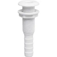 PLASTIMO Flush Flange Thru-hull Transparant 15 mm