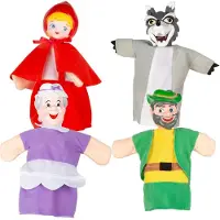 Colorbaby 39166 Cucu Show Roodkapje Handpop Educatief Speelgoed