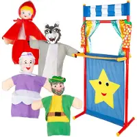 Colorbaby Cucu Show Roodkapje Poppentheater Educatief Speelgoed