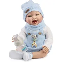 MuÑecas Guca Marcos Baby Reborn Hairless 42-46 Cm Blauw Kinderen