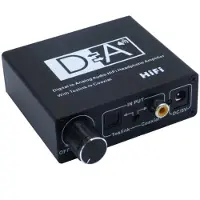 Coretek Digitaal naar analoog audio converter (DAC) met hoofdtelefoon versterker
